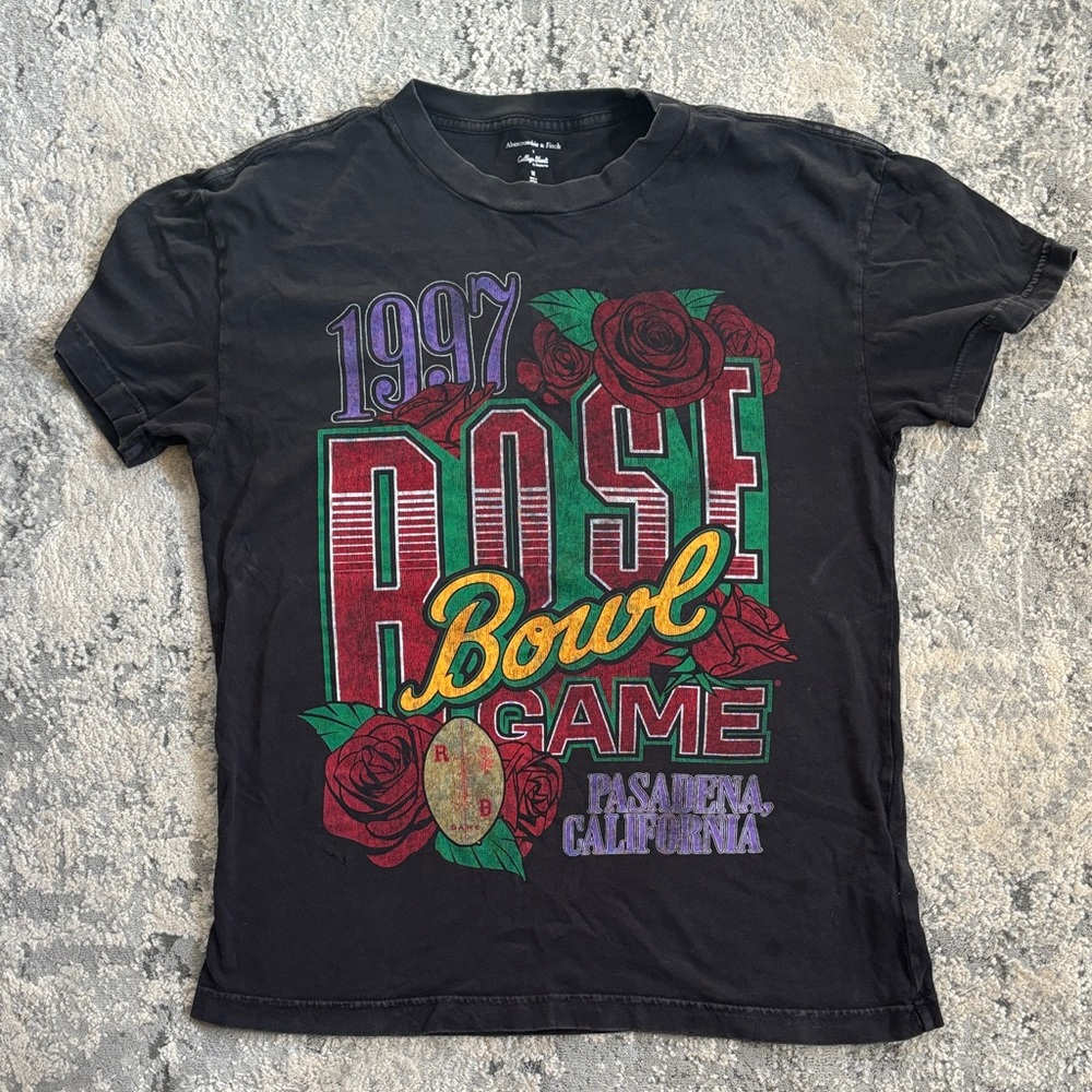 Black Rose Bowl Game T-Shirt